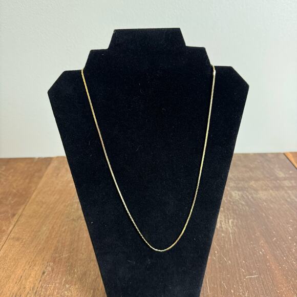 Vintage unmarked Gold interlocking snake chain‎ necklace - Picture 1 of 5